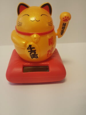 Gelukskat goud - Maneki Neko - B