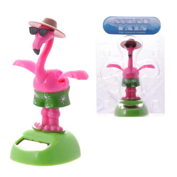solar-flamingo Flamingo met groene zwembroek - E