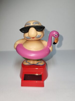 Meneer met zwemband  - O