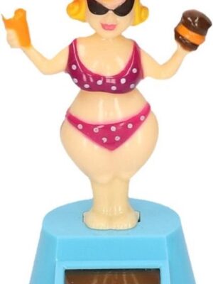 Dame in roze bikini - N